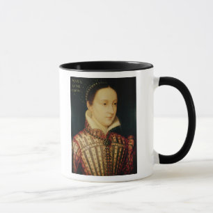 Miniatyr av den Mary drottningen av Scots, c.1560 Mugg
