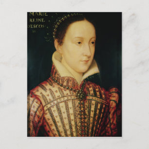 Miniatyr av den Mary drottningen av Scots, c.1560 Vykort