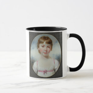 Miniatyr av en ung flicka mugg