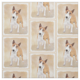 Miniatyr Bull Terrier målning - Cute Original Do Tyg