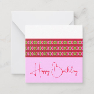 Miniatyr för Bright Blommigt Anteckningskort