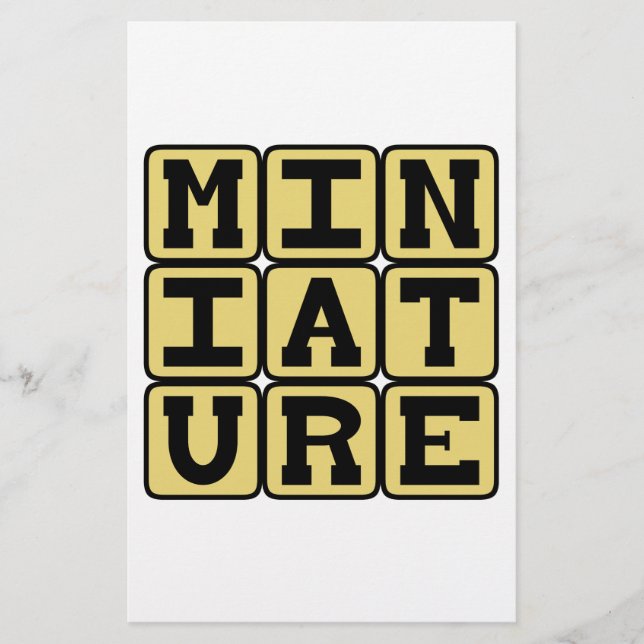 Miniatyr, Liten Samlarfigur (Framsida)