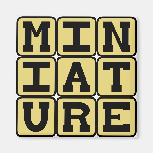 Miniatyr, Liten Samlarfigur Magnet (Framsidan)