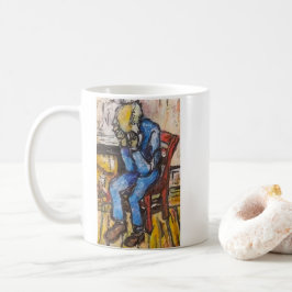 Miniatyr målning vid evighetens port kaffemugg