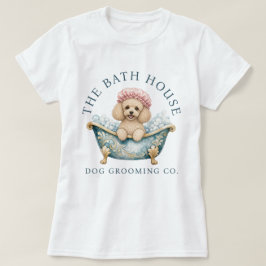 Miniatyr Pudel Hund Frisör T-Shirt