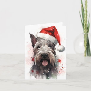 Miniatyr Schnauzer Julpenselmålardon Kort