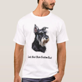 Miniatyr Schnauzer Skapa Din Egen Anpassad Text T Shirt