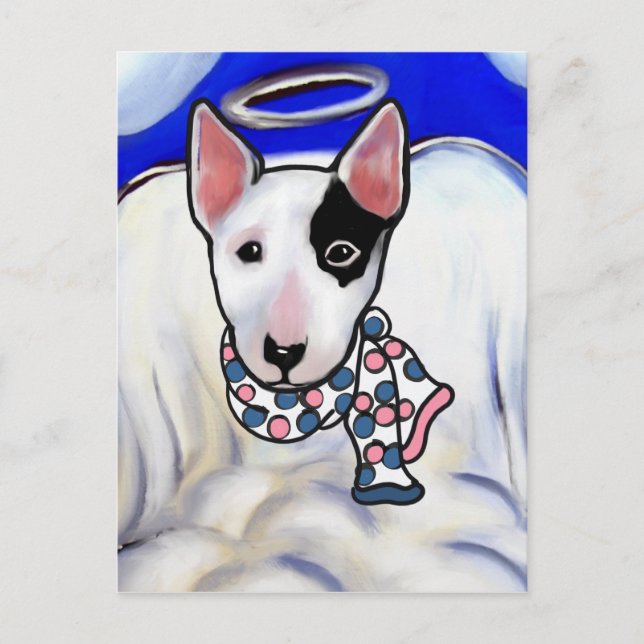 Miniatyra Bullterrier Vykort (Framsida)