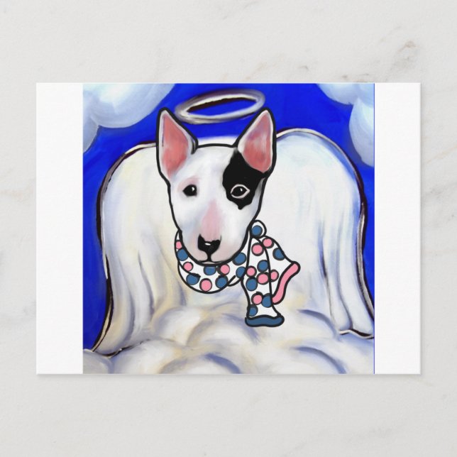 Miniatyrmbullterrier Vykort (Framsida)