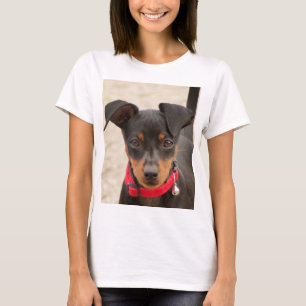 miniatyrnyschersvart och rost t shirt