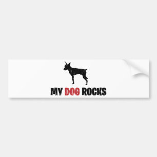 MiniatyrPinscher Bildekal