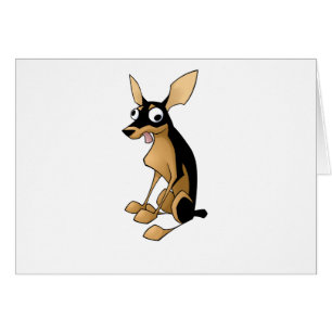 MiniatyrPinscher Hälsningskort