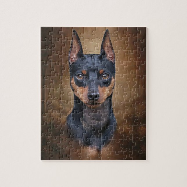 MiniatyrPinscher Pussel (Vertikal)