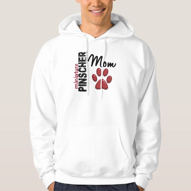 MiniatyrPinschermamma 2 Sweatshirt (Framsida)