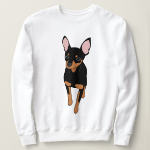 MiniatyrPinscherminuten klämmer fast tröjan T Shirt