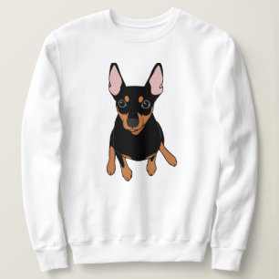 MiniatyrPinscherminuten klämmer fast tröjan T Shirt