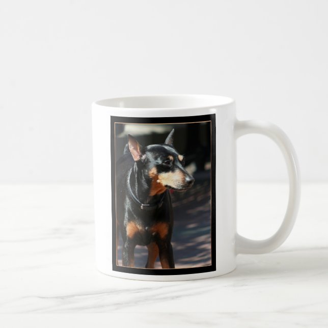 MiniatyrPinschermugg Kaffemugg (Höger)