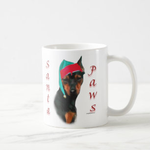 MiniatyrPinscherSanta tassar Kaffemugg
