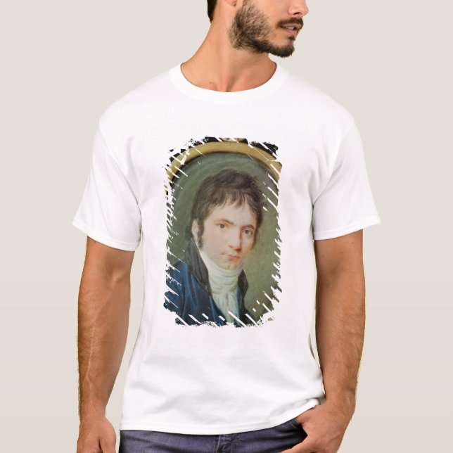 Miniatyrporträtt av Ludwig Van Beethoven, 1802 Tee Shirt (Framsida)