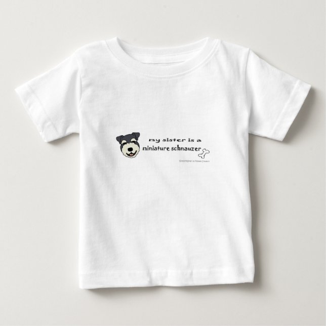 miniatyrschnauzer - fler raser tee shirt (Framsida)
