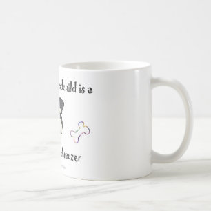 miniatyrschnauzer kaffemugg