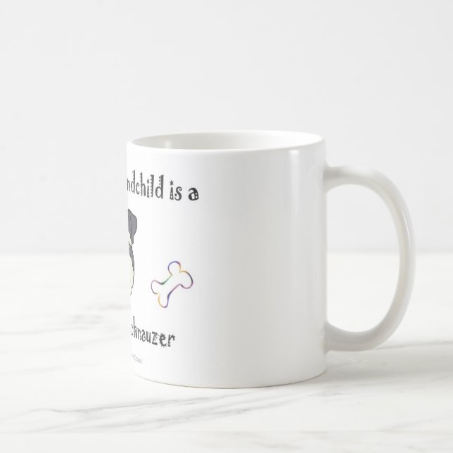 miniatyrschnauzer kaffemugg (Höger)