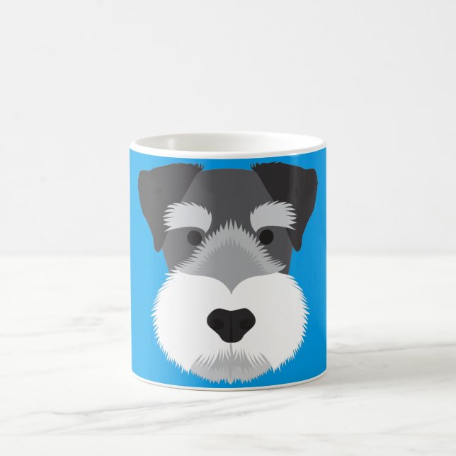 MiniatyrSchnauzer Kaffemugg (Center)