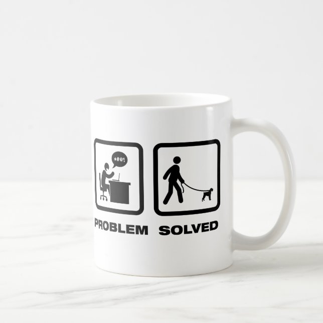 MiniatyrSchnauzer Kaffemugg (Höger)