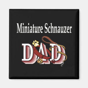 miniatyrschnauzer pappa Magnet