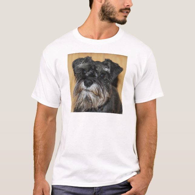 MiniatyrSchnauzer T-shirt (Framsida)