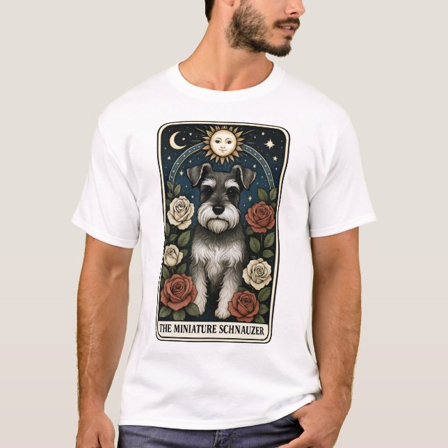 Miniatyrschnauzer T Shirt (Framsida)