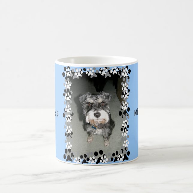 MiniatyrSchnauzerfoto Kaffemugg (Center)