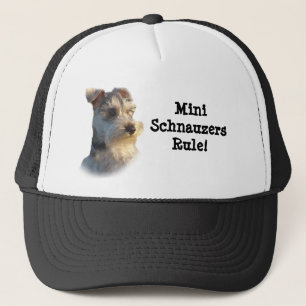 MiniatyrSchnauzerhatt Truckerkeps
