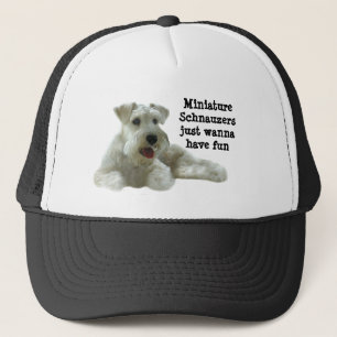 MiniatyrSchnauzerhatt Truckerkeps