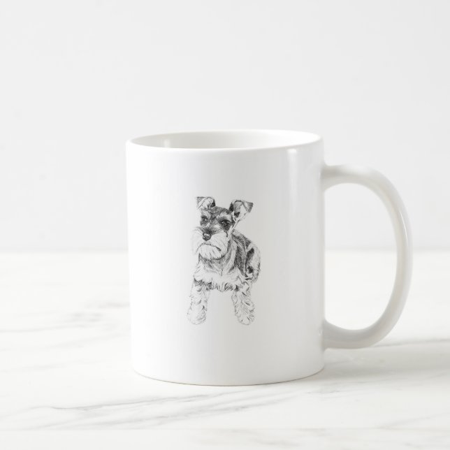 MiniatyrSchnauzermugg Kaffemugg (Höger)