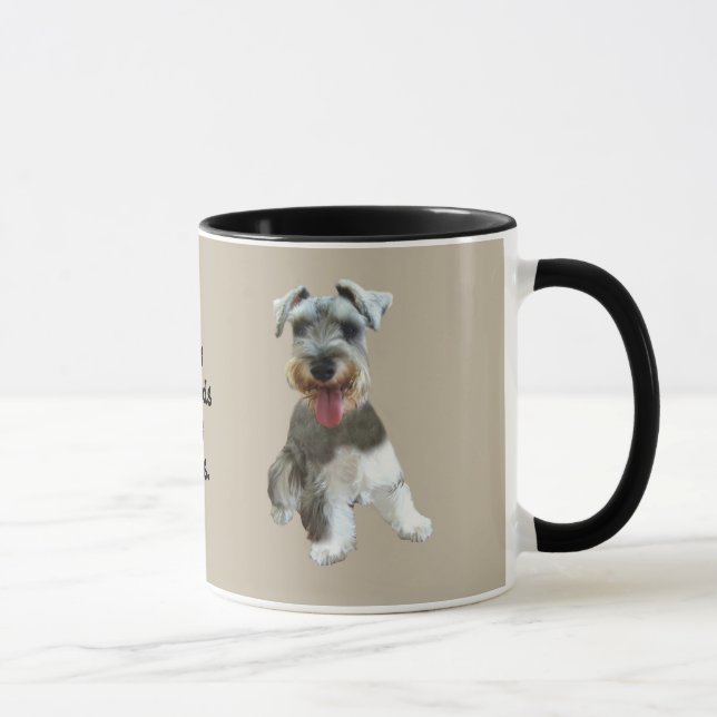 MiniatyrSchnauzermugg Mugg (Höger)