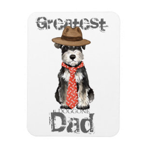 MiniatyrSchnauzerpappa Magnet