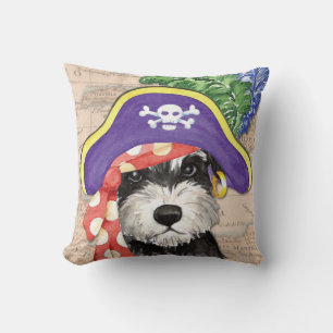 MiniatyrSchnauzerpirat Kudde