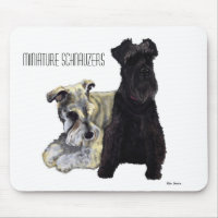 MiniatyrSchnauzers - Mousepad