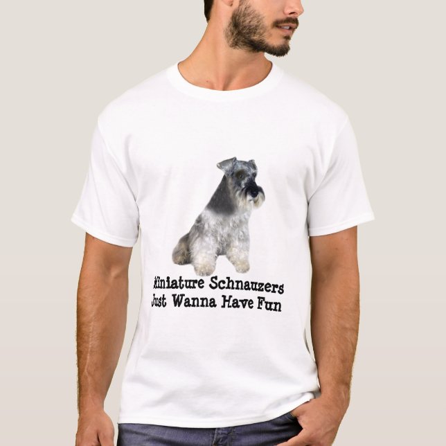 MiniatyrSchnauzerskjorta Tröja (Framsida)