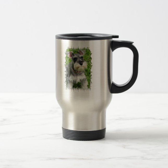 MiniatyrSchnauzertravel mug Resemugg (Höger)