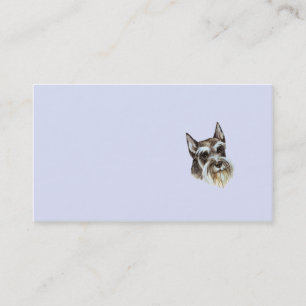 MiniatyrSchnauzervisitkort Visitkort