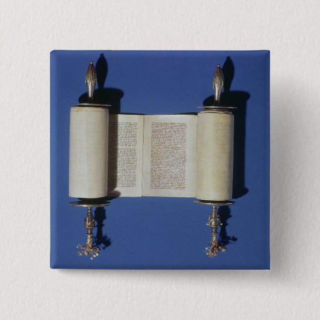 MiniatyrTorah rulla, 1765 Knapp (Framsida)