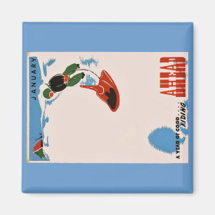 MiniBob vinter Magnet