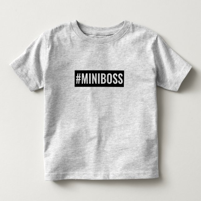 #MINIBOS T SHIRT (Framsida)