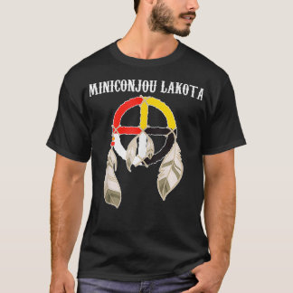 Miniconjou Lakota Sioux South Dakota Medicine Whee T Shirt
