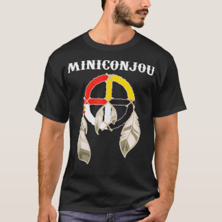 Miniconjou Lakota Sioux South Dakota Medicine Whee T Shirt