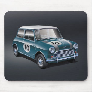 MiniCooper S1 blått Musmatta