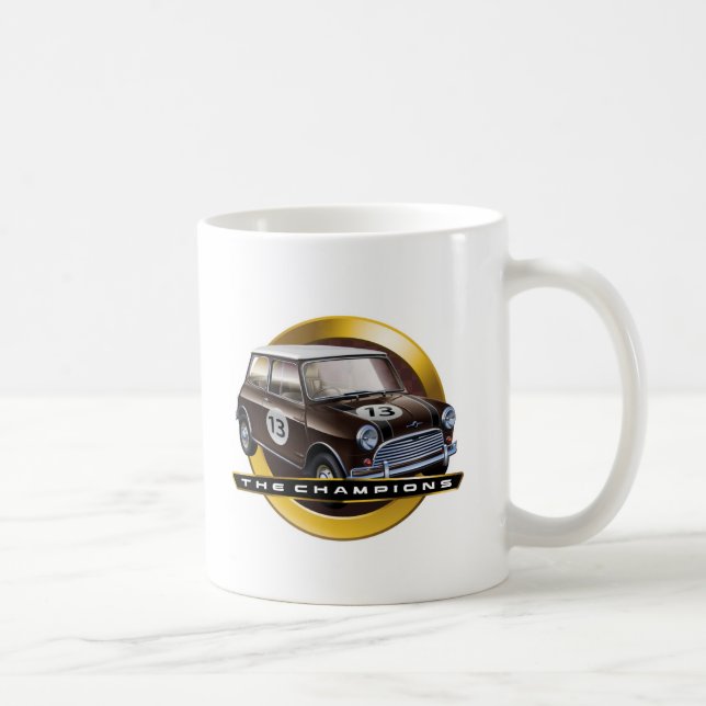 MiniCooper S brunt Kaffemugg (Höger)