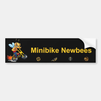 Minicykel Newbee Bumper Sticker Bildekal